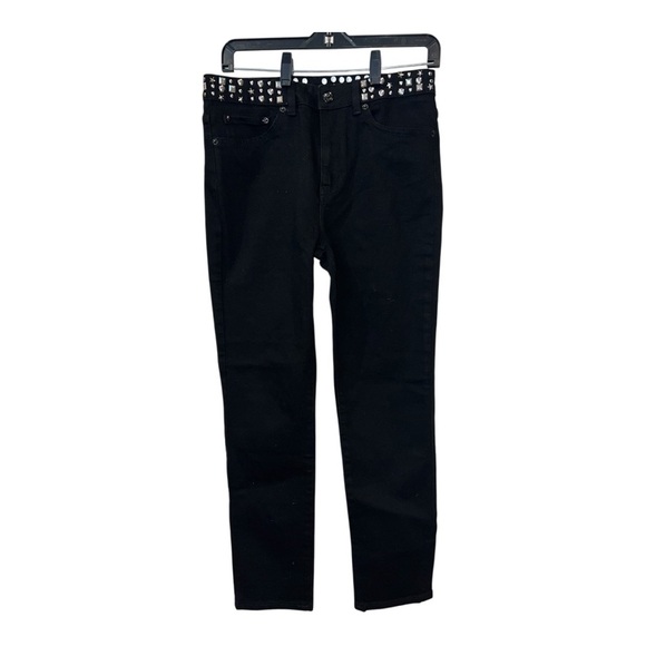 THE KOOPLES Black slim jeans with studs
and stars Size 38 FR/ 6 US NWT - Picture 2 of 12